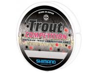 Леска плетеная Shimano Trout Competition Mono 150 м, 0,14 мм (красная)