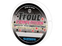 Леска плетеная Shimano Trout Competition Mono 150 м, 0,16 мм (красная)