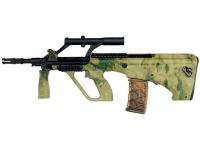 Страйкбольная модель автомата APS KU904FG Steyr AUG-A1 Para AEG Adjustable Scope 630 мм (Foliage Green, FG) - вид слева