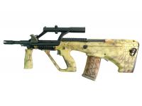 Страйкбольная модель автомата APS KU904MD Steyr AUG-A1 Para AEG Adjustable Scope 630 мм (MD) вид слева