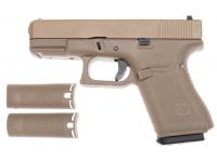 Пистолет WE-G003VB-TAN Glock-19 Gen.5 (металлический слайд, сменные накладки) Tan