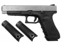 Пистолет WE-G008B-SV Glock 34 Gen.4 (металлический слайд, сменные накладки) Silver