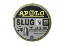 Пули пневматические Apolo Slug 5,5 мм 1,8 грамма (250 штук)