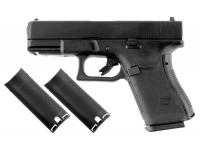 Пистолет WE-G003VB-BK Glock-19 Gen.5 (металлический слайд, сменные накладки) Black