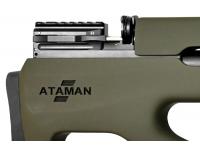 Пневматическая винтовка Ataman M2R Булл-пап SL 4,5 мм (Зеленый)(магазин в комплекте)(434-RB-SL) - затвор