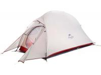 Палатка Naturehike Сloud up 1 NH18T010-T (одноместная, с ковриком , серо-красная)