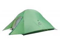 Палатка Naturehike Сloud up 2 210T NH17T001-T (двухместная, с ковриком, зеленая)