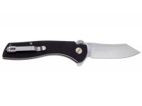 Нож складной CJRB Kicker CJ1915-BK (рукоять черная G10, клинок D2) - клипса