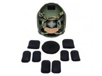 Шлем WoSport Ops Core FAST High Cut OD, вид комплектации