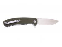 Нож складной CJRB Taiga CJ1903-GNF (рукоять зеленая G10, клинок D2) - клипса