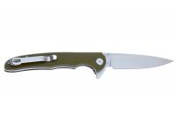 Нож складной CJRB Briar CJ1902-GNF (рукоять зеленая G10, клинок D2) - клипса