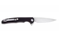 Нож складной CJRB Briar CJ1902-BKF (рукоять черная G10, клинок D2) - клипса