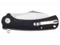 Нож складной CJRB Talla CJ1901-BKC (рукоять черная G10, клинок D2) - клипса