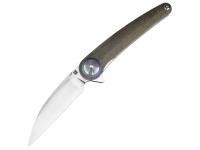 Нож складной Artisan Cutlery Cazador AR-1848P-ODG (рукоять титан-микарта, клинок S35VN, зеленый)