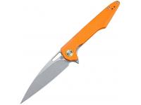 Нож складной Artisan Cutlery Archaeo AR-1821P-OEF (рукоять оранжевая G10, клинок D2)