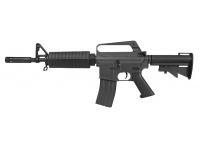 Страйкбольная модель автомата CYMA CM009E ХМ177Е1 металл и пластик, ЗУ, АКБ Black - вид слева