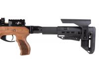 Пневматическая винтовка Ataman M2R Ultra-C SL 5,5 мм (Дерево)(магазин в комплекте)(715X-RB-SL) - приклад раздвинут
