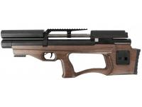 Пневматическая винтовка Krugergun Снайпер Буллпап L=300 мм штатный взвод PCP 6,35 мм (дерево L, редуктор)