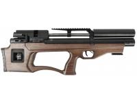 Пневматическая винтовка Krugergun Снайпер Буллпап ствол L=300 мм штатный взвод PCP 6,35 мм (дерево L, редуктор) - вид справа