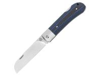 Нож складной QSP D Worker (рукоять карбон, G10 синяя, клинок N690)