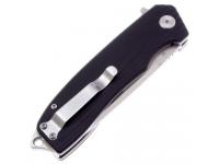 Нож складной Bestech knives Lion (рукоять черная G10, сталь D2), вид клипсы