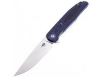 Нож Bestech Ascot (рукоять синяя G10 и карбон, сталь D2 satin)