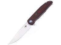Нож Bestech Ascot (рукоять красная G10 и карбон, сталь D2 satin)