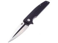 Нож Bestech 2 Fin (рукоять черная G10, сталь Sandvic 14C28N чернение satin)