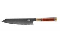 Нож кухонный Xin Cutlery Kritsuke Chef (рукоять рог, палисандр, нейзиль, клинок VG10, дамасская сталь 67 слоев)