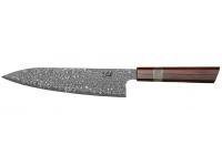 Нож кухонный Xin Cutlery Chef (рукоять рог, нейзильберг, клинок VG10, дамасская сталь 67 слоев)