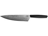 Нож кухонный Xin Cutlery Chef (рукоять черно-красная G10, клинок VG10, дамасская сталь)