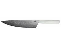 Нож кухонный Xin Cutlery Chef (рукоять бело-красная G10, клинок VG10, дамасская сталь)