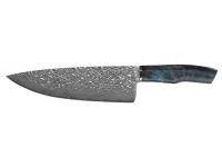 Нож кухонный Xin Cutlery Chef (рукоять синий кап клен, клинок VG10, дамасская сталь)