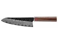 Нож кухонный Xin Cutlery Santoku (рукоять латунь, дерево, клинок 440C 410 San mai)