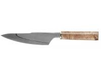 Нож кухонный Xin Cutlery Chef (рукоять латунь дерево, клинок 440C 410 San mai, 191 мм)