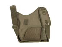 Сумка наплечная Militant Tactical Frog Bag TL-301 (олива, OD), вид с тыльной стороны