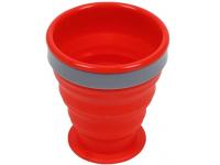 Стакан Track, силиконовый (красный, 200 мл) Стакан Track, силиконовый (красный, 200 мл)