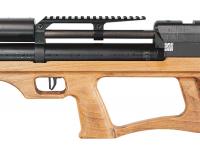 Пневматическая винтовка Krugergun Снайпер Буллпап L=300 мм штатный взвод PCP 6,35 мм (дерево, редуктор) планка