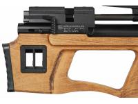 Пневматическая винтовка Krugergun Снайпер Буллпап L=300 мм штатный взвод PCP 6,35 мм (дерево, редуктор) приклад