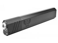Модель глушителя Big Dragon BD0511LBK SilencerCo Osprey Suppressor 8 дюймов (черный) - вид со стороны резьбы