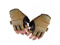 Перчатки Mechanix M-Pact реплика Tan, размер XL (с обрезанными пальцами)