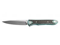 Нож складной Artisan Cutlery Shark (рукоять карбон, титан зеленая, клинок S35VN)