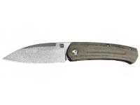 Нож складной Artisan Cutlery Centauri (рукоять микарта, титан, клинок Damasteel)