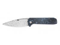 Нож складной Artisan Cutlery Arion (рукоять карбон Arctic Storm, клинок дамасская сталь)