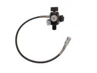 Заправочная станция 40 МПа М18х1,5 с вентилем (2 манометра) Заправочная станция 40 МПа М18х1,5 с вентилем (2 манометра)