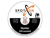 Пули пневматические Spoton Hunter 4,5 мм 0,63 гр (250 штук)