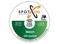 Пули пневматические Spoton Match 4,5 мм 0,60 гр (250 штук)