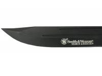 Нож охотничий нескладной Smith and Wesson (с точилкой, на пояс) клинок