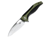 Нож Bestech Knives Komodo (рукоять черно-зеленая G10, клинок D2 satin)