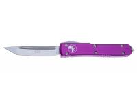 Нож Microtech Ultratech T-E (рукоять алюминий фиолетовый, клинок Stonewash)